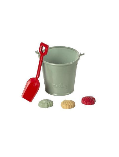 Maileg Beach Set for Mice - Bucket, Spade & Shells - Gifts For Little Ones