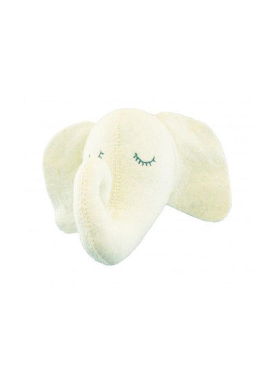 Fiona Walker England - Mini Sleepy Elephant Head (Cream)