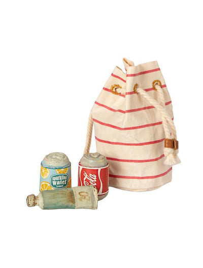 Maileg Beach bag with essentials -  11-1305-00